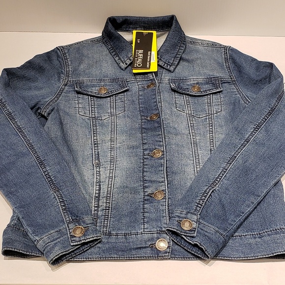 !!RESERVED FOR @jflosty! Buffalo Knit Denim Jacket - Picture 3 of 4